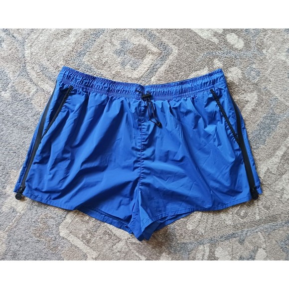 Hunter Pants - Hunter Brand for Target Women's L Side Zip Shorts Royal Blue Gym Athletic
